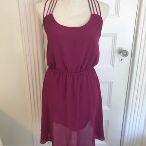 Burgundy Cocktail Dress